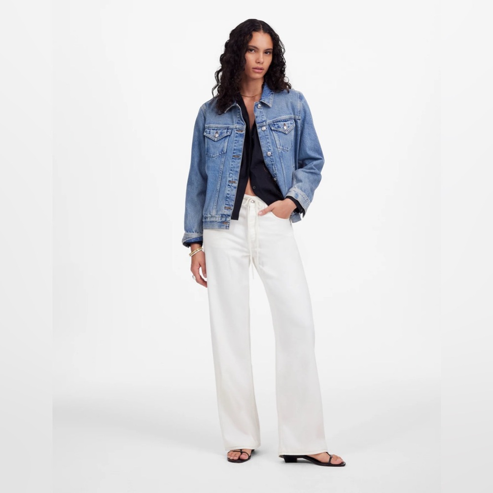Madewell Low-Slung Baggy Jean: Airy Denim Edition